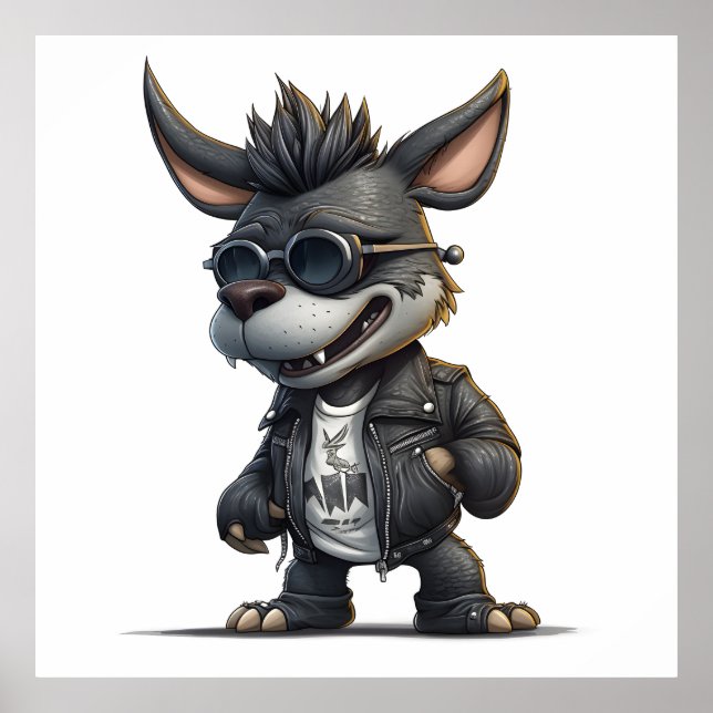 Póster Héroes de anime (Frente)