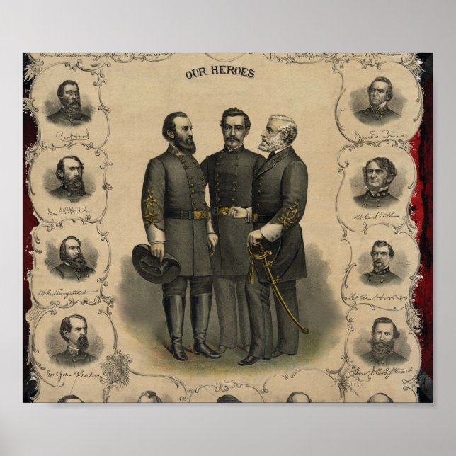Póster Héroes de la guerra civil (Frente)