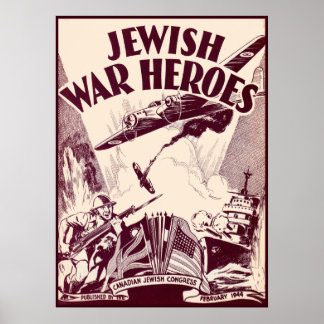Póster Héroes de la guerra judía