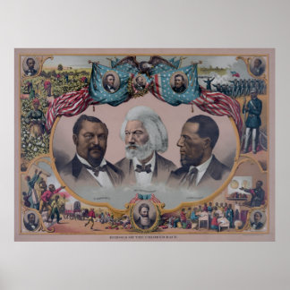 Póster "Héroes de la raza de colores"