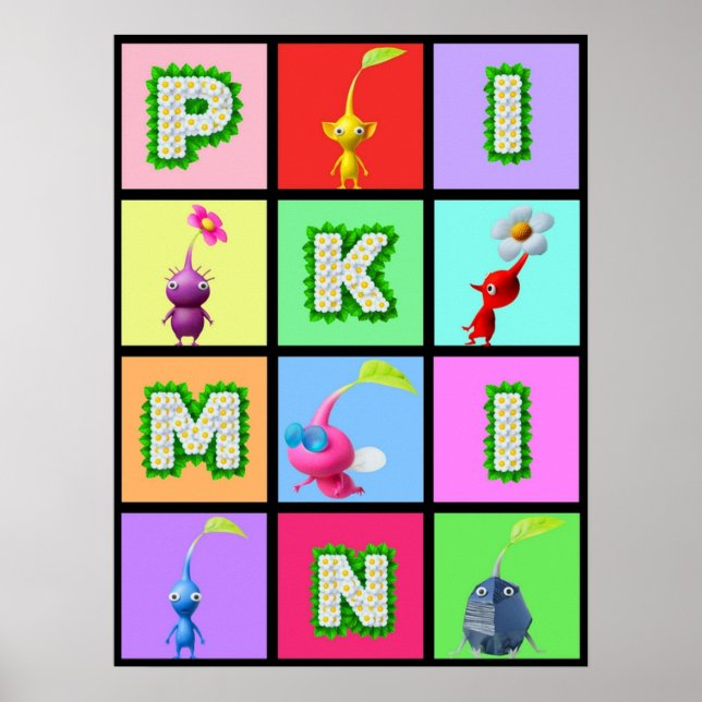 Póster Héroes de Pikmin (Frente)