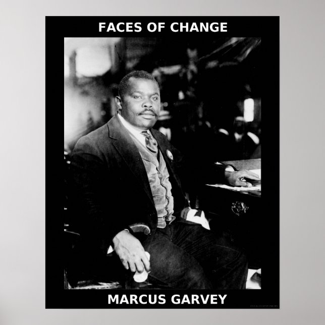 Póster Héroes del mes de la historia negra - Marcus Garve (Frente)
