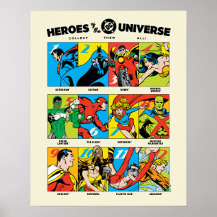 Póster Héroes del Universo DC™