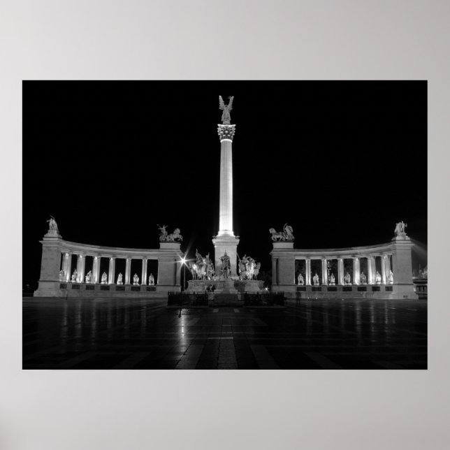 Póster Héroes Plaza Budapest (Frente)