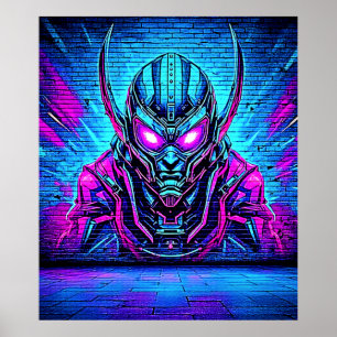 Póster Heroico Cyberpunk Vibe