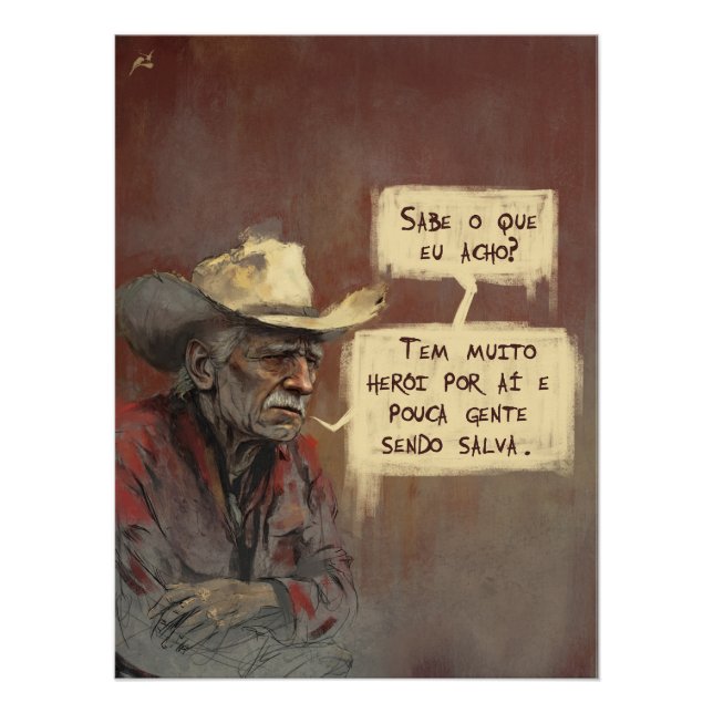 Póster Heróis (Anverso)