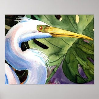 Póster Heron Tropical