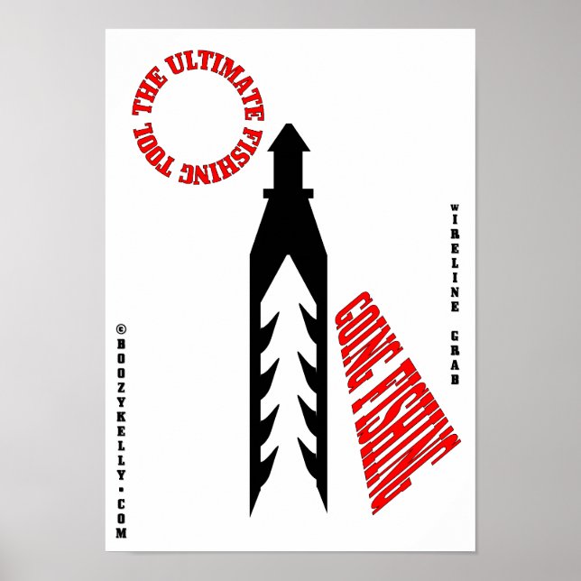 Póster Herramienta de pesca definitiva,Herramienta de lín (Frente)