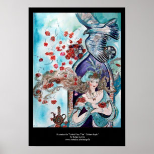 PÓSTER HERRAMIENTA / PRINCESA ORIENTAL, ROSAS ROJAS Y HAW