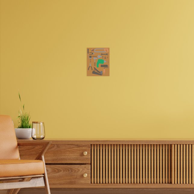 Póster Herramientas de artesano (Salón 2)