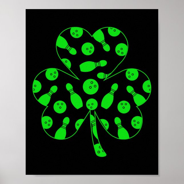 Póster Herramientas de boliche dentro de Shamrock St. Pat (Frente)