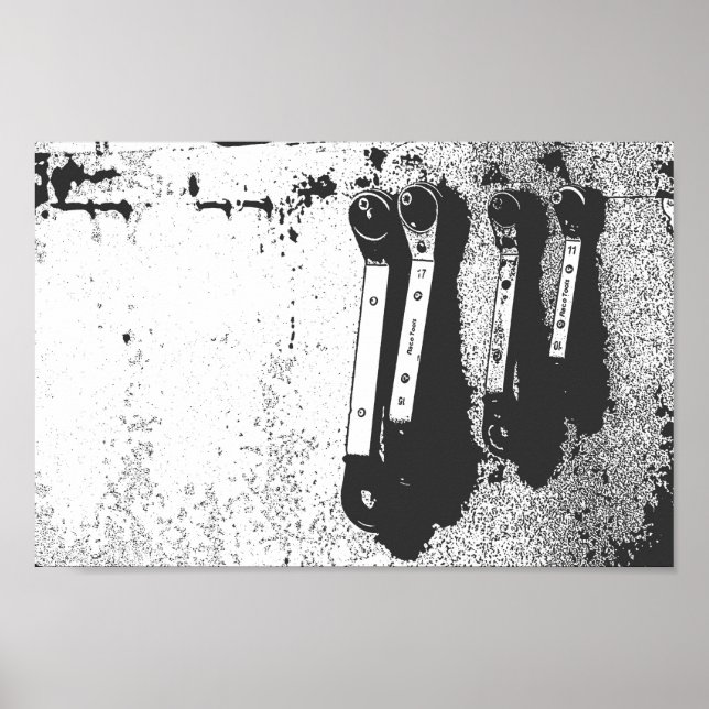 Póster Herramientas Sentimiento Industrial Mecánico de lo (Frente)