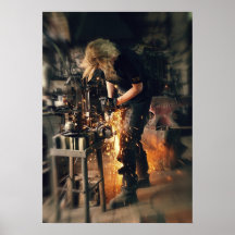 Herrero en el trabajo