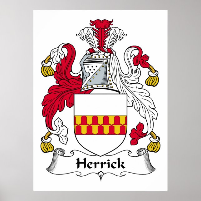 Póster Herrick Family Crest (Frente)