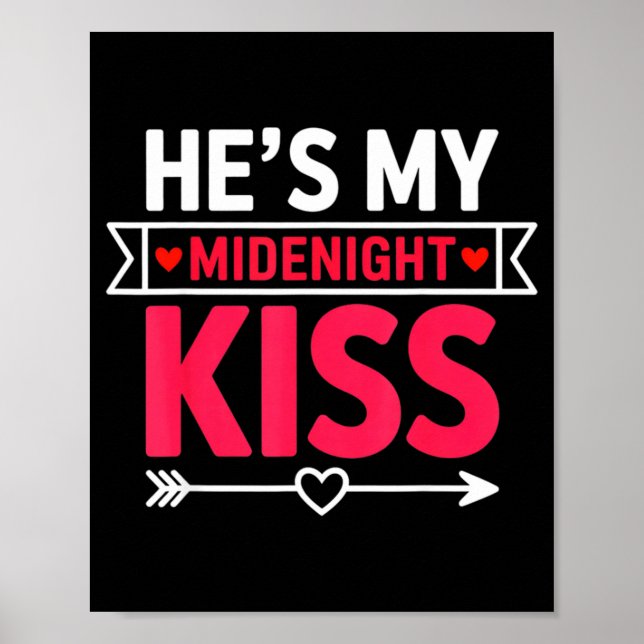 Póster He's My Midnight Kiss Happy New Year Matching Coup (Frente)