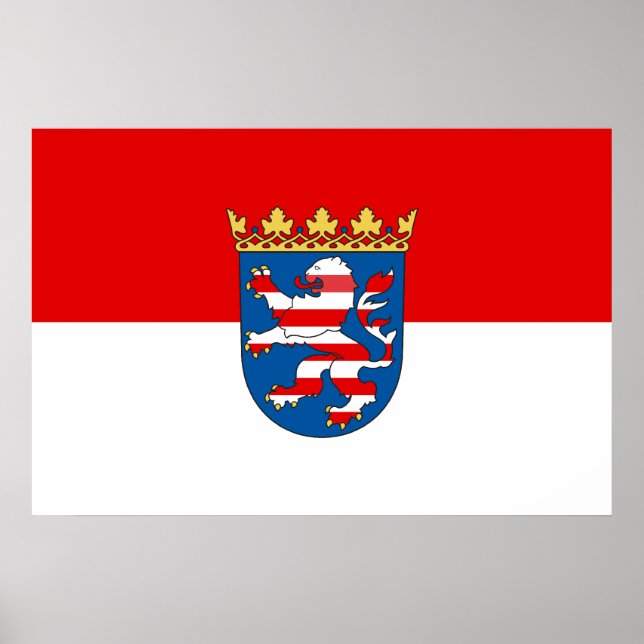 Póster Hesse (Estado), Alemania (Frente)