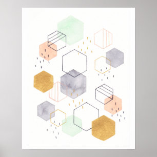 Póster Hex Scatter