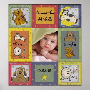 Póster Hey Diddle Diddle, Poster de dormitorio infantil