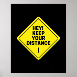 Póster Hey! Keep Your Distance!