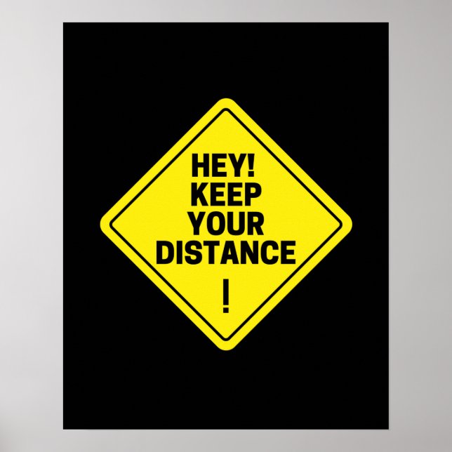 Póster Hey! Keep Your Distance! (Frente)
