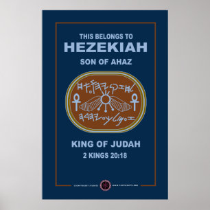 Póster Hezekiah Signet