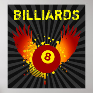 Póster hi-fi billiards