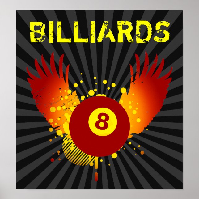 Póster hi-fi billiards (Frente)