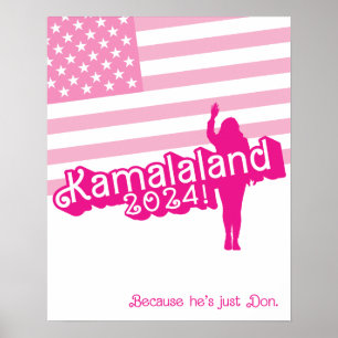 Póster "Hi Kamala" - Poster vertical (con el eslogan A)