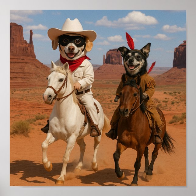 Póster "Hi-Yo, Silver, Away!" (Frente)