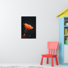 Póster 🧡 Hibisco de puesta de sol ardiente 🌅