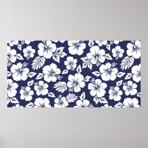 Póster Hibiscus pattern