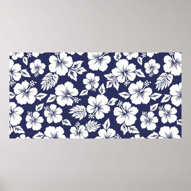 Póster Hibiscus pattern (Frente)