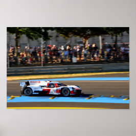 Póster Híbrido Toyota GR010 24 horas de Le Mans 2022
