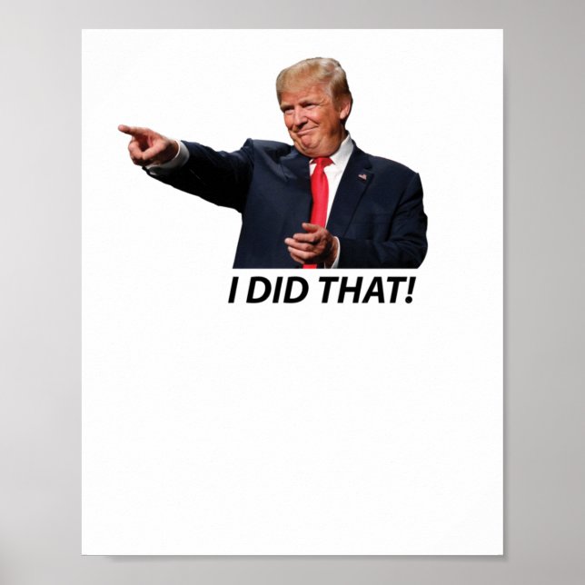 Póster Hice Ese Meme De Trump (Frente)