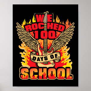 Póster Hicimos 100 Días De Música Escolar 100 Días De Sch
