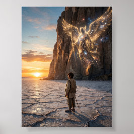 Póster Hidden Destiny Desert Shadow Fantasy Wall Art 