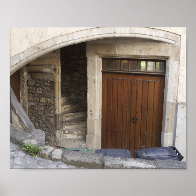 Póster Hidden Stairs Luxembourg City Poster (Frente)