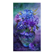 Hidrangea En Poster/Impresión De Hidrangea Vase