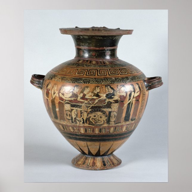 Póster Hidria de figura negra (Frente)