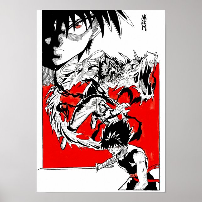 Póster Hiei fanart (Frente)