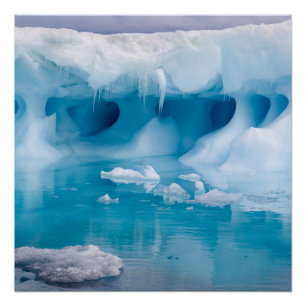 Póster Hielo en la Antártida