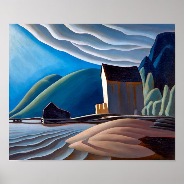 Póster Hielo House, Lago Superior | Lawren Harris | (Frente)