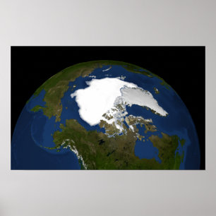 Póster Hielo marino ártico en 2005