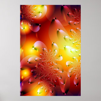 Póster Hielo rojo.