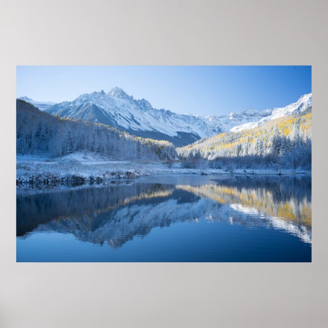 Póster Hielo y nieve | Silverton, Colorado (Frente)