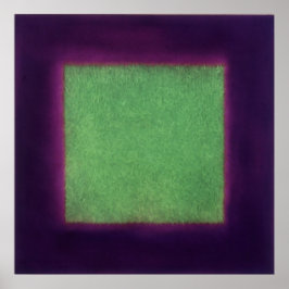 Póster hierba verde