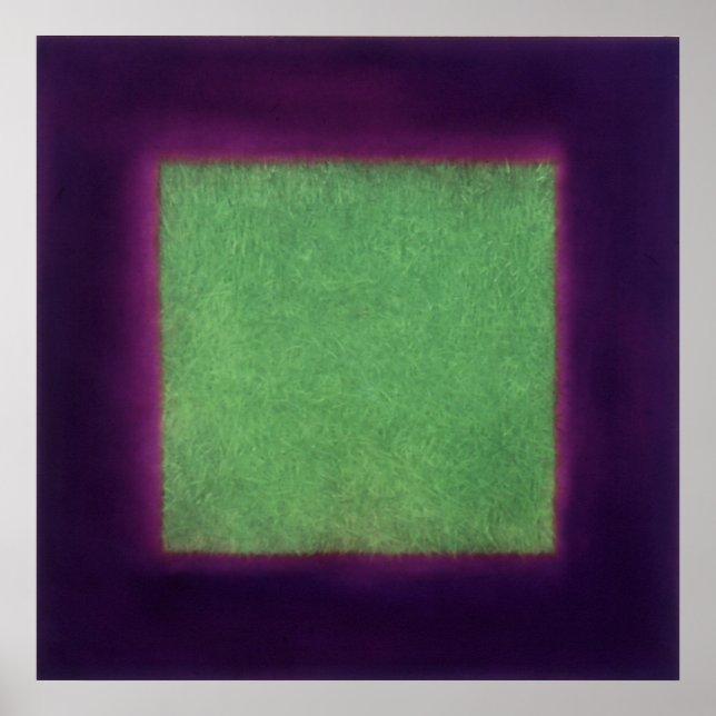 Póster hierba verde (Frente)