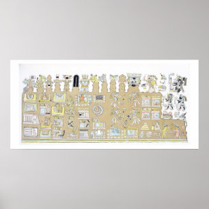 Póster Hieroglyphics mexicanos, de 'DES Cordillieres de