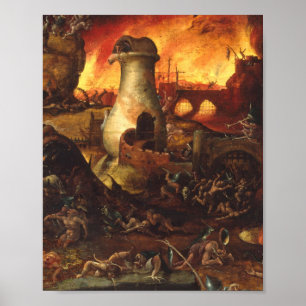 Póster Hieronymus Bosch - Hell