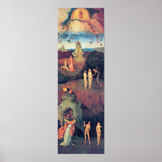 Póster Hieronymus Bosch-Hell, detalle (Frente)